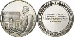 World Coins - France, Medal, Les Présidents de la République, Raymond Poincaré, Silver