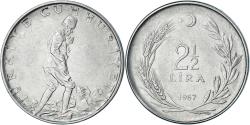 World Coins - Coin, Turkey, 2-1/2 Lira, 1967