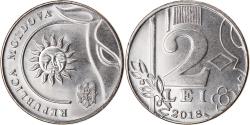 World Coins - Coin, Moldova, 2 Lei, 2018, , Nickel plated steel