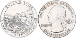 Us Coins - United States, New Mexico, 5 Ounces, Chaco Culture, 2012, U.S. Mint, Silver