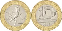 World Coins - Coin, France, Génie, 10 Francs, 1991, Paris, , Bi-Metallic, KM:964.1