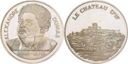 World Coins - France, Token, Alexandre Dumas, Le Château d'If, Copper-nickel,