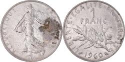 World Coins - Coin, France, Semeuse, Franc, 1960, Paris, , Nickel, KM:925.2