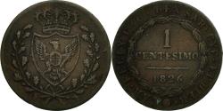 World Coins - Coin, ITALIAN STATES, SARDINIA, Carlo Felice, Centesimo, 1826, Torino
