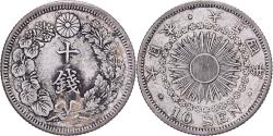 World Coins - Japan, Yoshihito, 10 Sen, Taishō Era, Yr. 4 (1915), Silver,