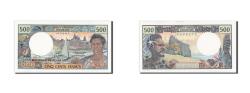 World Coins - Banknote, Tahiti, 500 Francs, 1985, 1985, KM:25d, UNC(65-70)