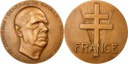 World Coins - France, Medal, Général de Gaulle, Président de la République, Coeffin