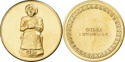 World Coins - France, Medal, Gudéa, Gilt Bronze,