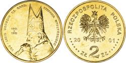World Coins - Coin, Poland, 2 Zlote, 2001, Warsaw, , Brass, KM:418