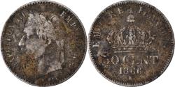 World Coins - Coin, France, Napoleon III, Napoléon III, 50 Centimes, 1866, Strasbourg