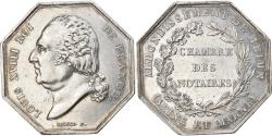 World Coins - France, Token, Louis XVIII, Notaires de l'Arrondissement de Melun, Seine et