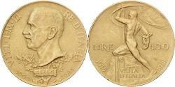 World Coins - Italy, Vittorio Emanuele III, 100 Lire, 1925, Rome, Gold, , KM:66