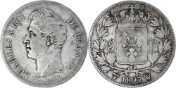 World Coins - Coin, France, Charles X, 5 Francs, 1827, Lille, , Silver, KM:728.13