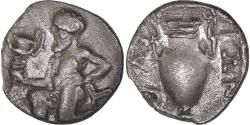 Ancient Coins - Coin, Islands off Thrace, Trihemiobol, ca. 404-340 BC, Thasos,