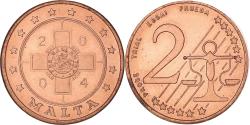 World Coins - Malta, Fantasy euro patterns, 2 Euro Cent, 2004, , Copper Plated Steel