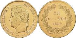 World Coins - France, LOUIS PHILIPPE I, 40 Francs, 1834, Paris, Gold, , Gadoury:1106