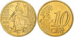 World Coins - France, 10 Centimes, 2000, Pessac, Nordic gold, , KM:1285