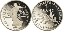 World Coins - Coin, France, Semeuse, Franc, 1994, Paris, Proof, , Nickel, KM:925.2