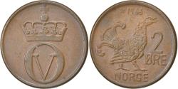 World Coins - Coin, Norway, Olav V, 2 Öre, 1966, , Bronze, KM:410