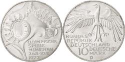 World Coins - Coin, GERMANY - FEDERAL REPUBLIC, 10 Mark, 1972, Munich, , Silver, KM:133