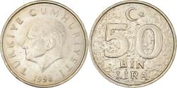 World Coins - Coin, Turkey, 50000 Lira, 50 Bin Lira, 1998, , Copper-Nickel-Zinc