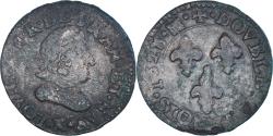 World Coins - Coin, France, Louis XIII, Double Tournois, 1628, Bordeaux, , Copper