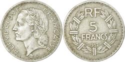 World Coins - Coin, France, Lavrillier, 5 Francs, 1952, Paris, , Aluminum, KM:888b.1