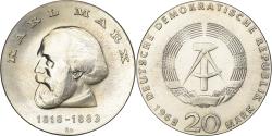 World Coins - Democratic Republic of Germany, 20 Mark, 1968, Silver, , KM:21