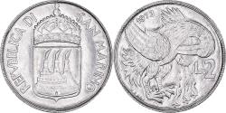 World Coins - Coin, San Marino, 2 Lire, 1973, FDC, , Aluminum, KM:23