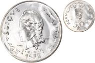 World Coins - Coin, New Hebrides, 50 Francs, 1972, Paris, ESSAI, , Nickel, KM:E7