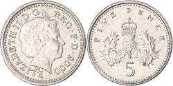 World Coins - Coin, Great Britain, 5 Pence, 2000