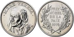 World Coins - France, Medal, Mère Teresa, Prix Nobel de la Paix 1979, Copper-nickel