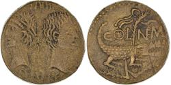 Ancient Coins - Coin, Augustus & Agrippa, Nemausus, Dupondius, 10-14 AD, Nîmes,
