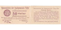 World Coins - Austria, Tulln, 50 Heller, 1920-09-30, AU(55-58)