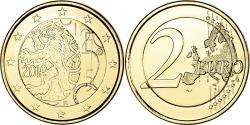 World Coins - Finland, 2 Euro, Finnish Currency, 150th Anniversary, 2010, Vantaa, gold-plated