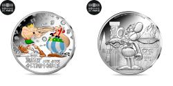 World Coins - France, 10 Euro, Astérix aux Jeux Olympiques, 2024, Monnaie de Paris, Silver