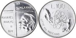 World Coins - Coin, VATICAN CITY, John Paul II, 100 Lire, 1983, Roma, , Stainless Steel