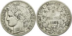 World Coins - Coin, France, Cérès, 5 Francs, 1850, Bordeaux, , Silver, KM:761.3