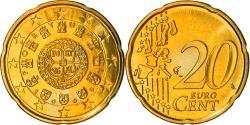 World Coins - Portugal, 20 Euro Cent, 2006, Lisbon, , Brass, KM:744