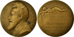 World Coins - France, Medal, Henri Seillier, Rapporteur Général du Budget de la Seine