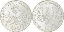 World Coins - Coin, GERMANY - FEDERAL REPUBLIC, 10 Mark, 1972, Karlsruhe, , Silver