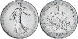 World Coins - Coin, France, Semeuse, Franc, 1960, Paris, , Nickel, KM:925.1
