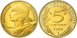 World Coins - Coin, France, Marianne, 5 Centimes, 2000, Paris, BE, , Aluminum-Bronze