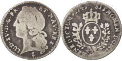 World Coins - Coin, France, Louis XV, 1/20 Écu au bandeau (6 sols), 6 Sols, 1/20 ECU, 1743