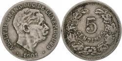 World Coins - Luxembourg, Adolphe, 5 Centimes, 1901, Copper-nickel, , KM:24