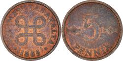 World Coins - Coin, Finland, 5 Pennia, 1965