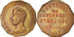 World Coins - France, Medal, Duc d'Orléans, History, 1842, , Copper
