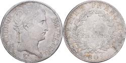 World Coins - France, Napoleon I, 5 Francs, 1809, Rouen, Silver, , Gadoury:584