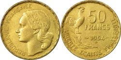 World Coins - Coin, France, Guiraud, 50 Francs, 1954, Beaumont - Le Roger,