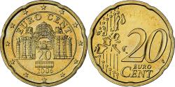 World Coins - Austria, 20 Euro Cent, 2006, Vienna, , Brass, KM:3086